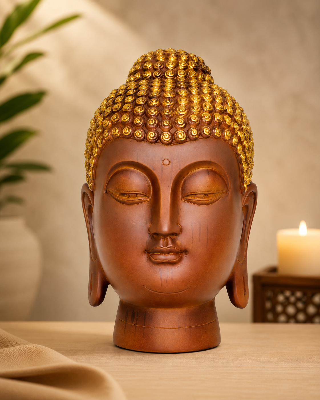 Buddha Head Statue