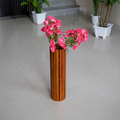 WOODEN FLOWER VASE WITHOUT FLOWER