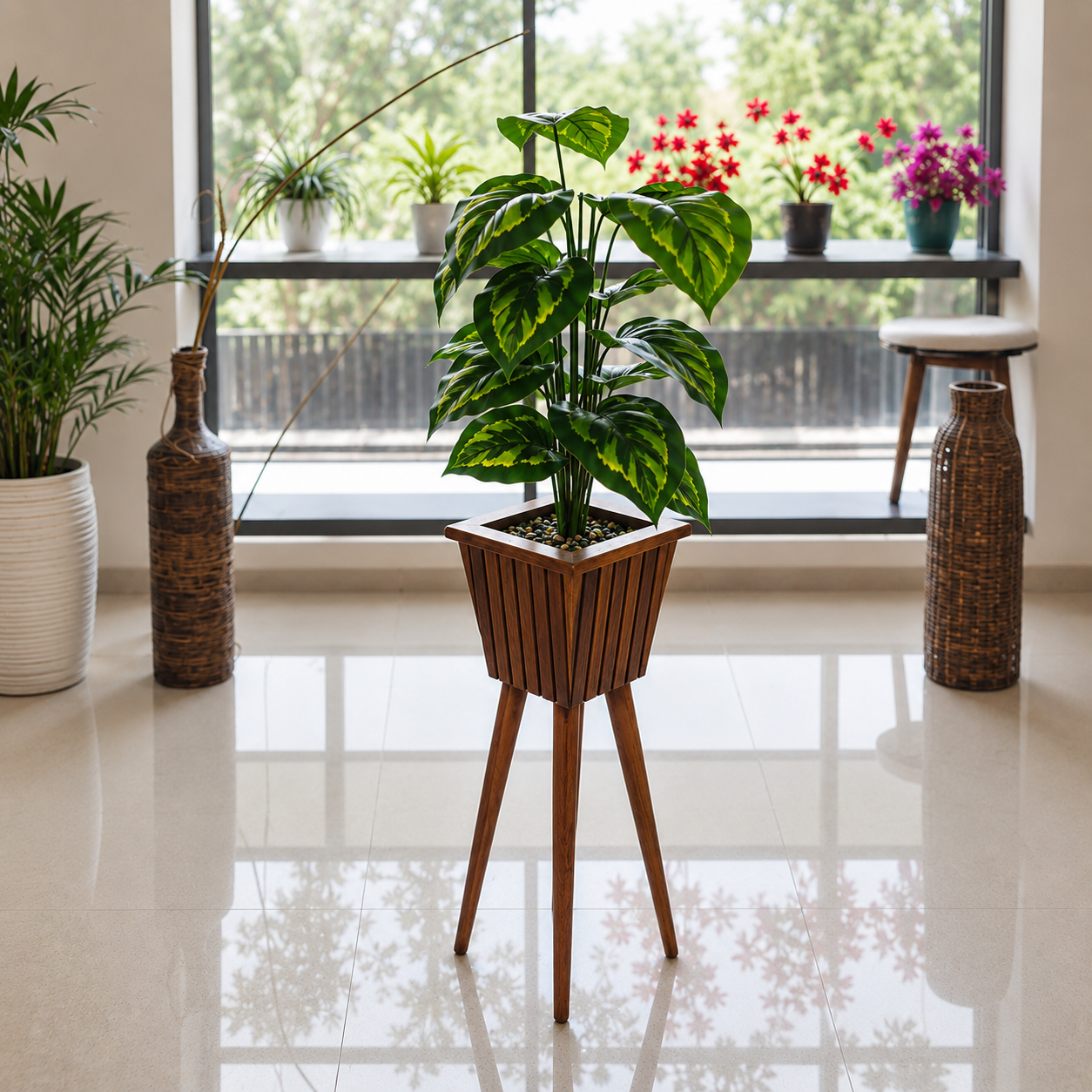 WOODEN POT