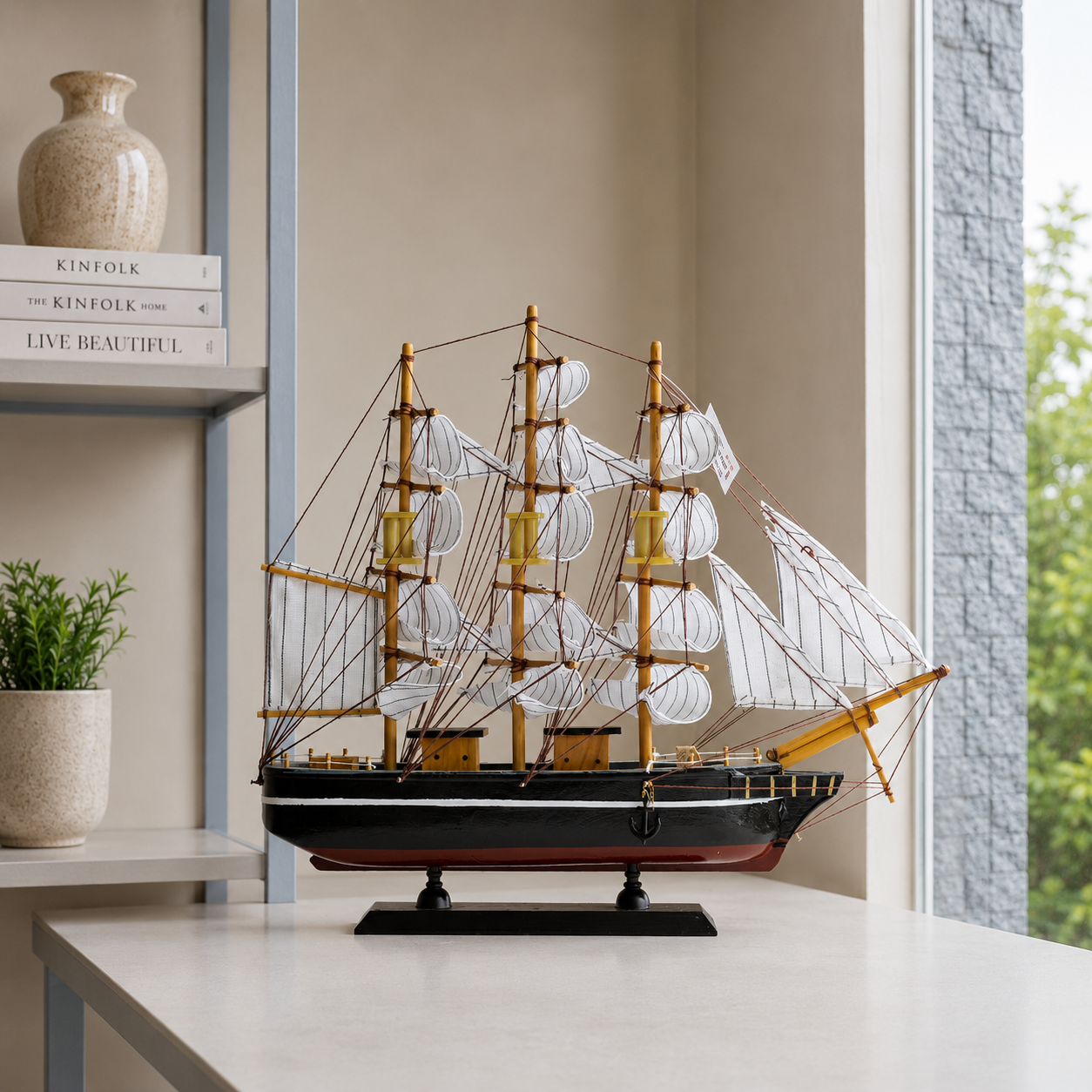 Decorative Model Ship Showpiece