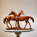 One Pair Of Wooden Horse