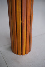 WOODEN FLOWER VASE WITHOUT FLOWER