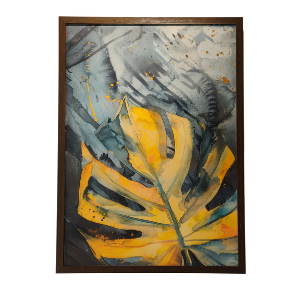 Wall Art in Dark Wood Frame