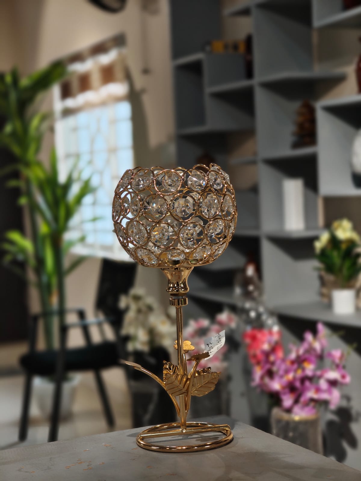 Crystal Candle Holder